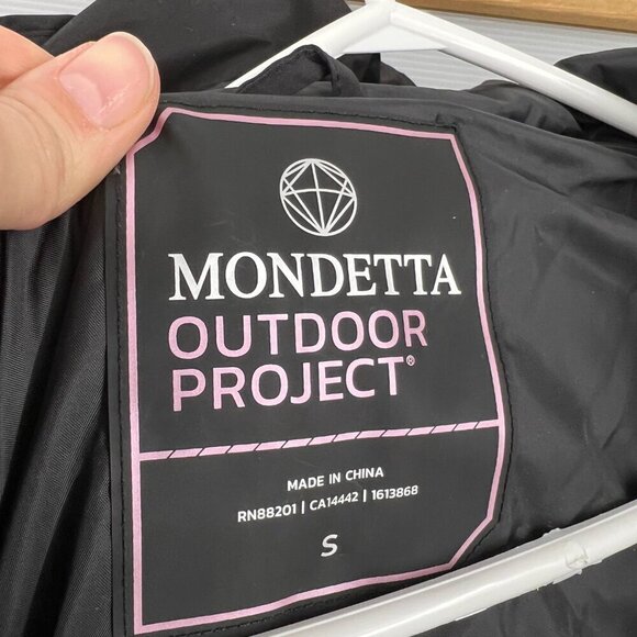 NWT Mondetta Black 700 Fill Power‎ Duck Down Mid-Length Puffer Winter Coat Sz S - Picture 11 of 12